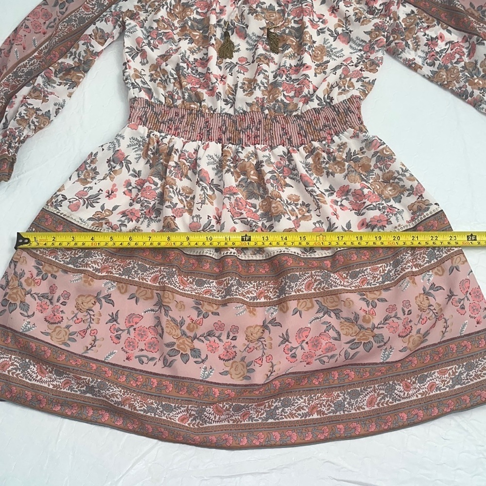 Anthropologie Love The Label boho Tippy Border dress in Euphoria M - Picture 10 of 11
